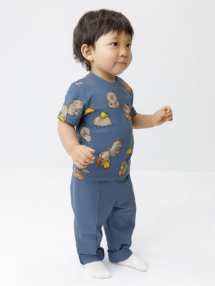 Брюки для мальчика, артикул: КР 400947, цвет: синий