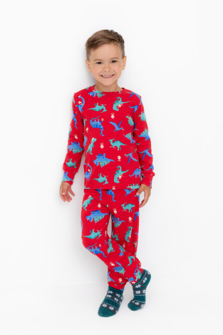 Пижама для мальчика, артикул: К 1552, цвет: красный